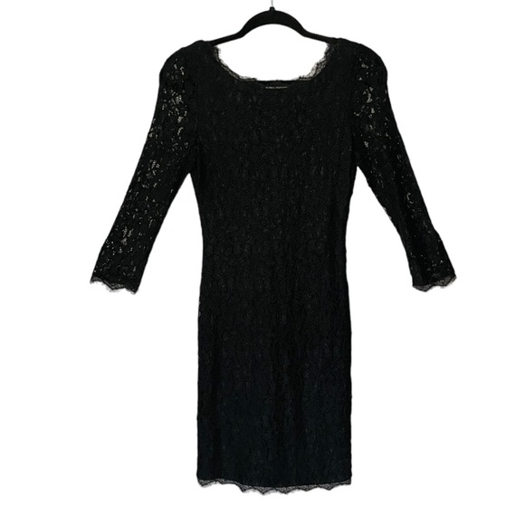 Aritzia Babaton Rafael Dress (formal black lace) - Picture 6 of 10